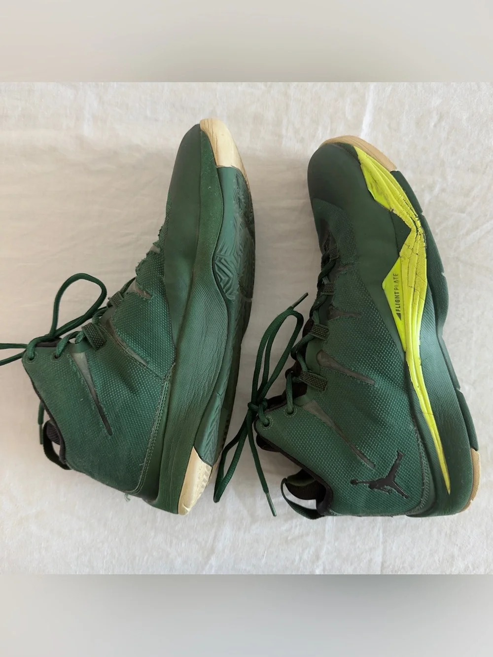 Nike Air Jordan Super.Fly 2 Green Glow Basketball Shoes Men’s Size 11